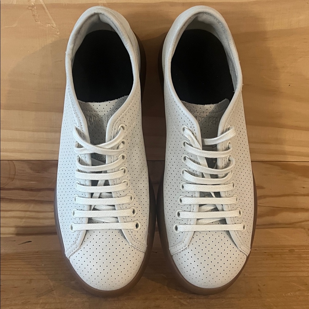 Camper Pelotas Soller Perforated Suede Leather Sneakers size 40 NWOB - Picture 15 of 17
